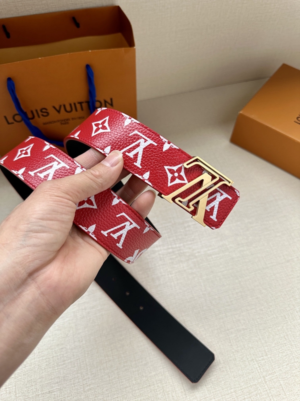 激安ルイヴィトンベルト素材ディテール